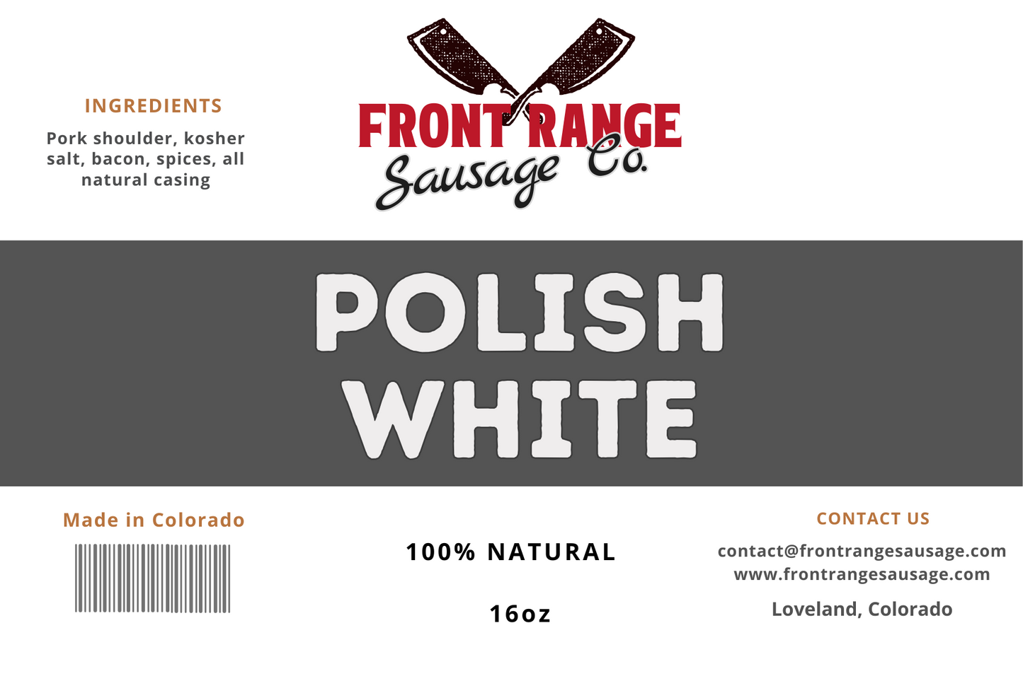 Polish White Sausage
